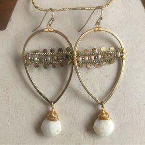 NAKAMOL Agate Drop Earrings